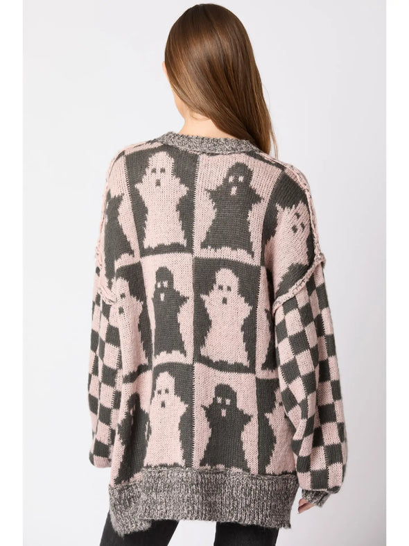 ghost checker sweater