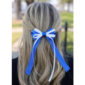 Brynlee Two Tone Bow Blue
