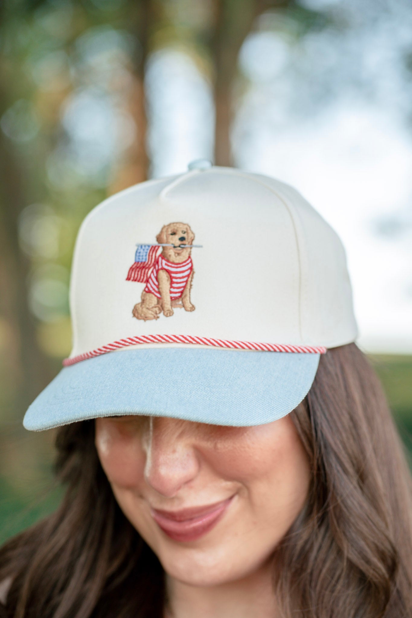 Golden Retriever USA Hat