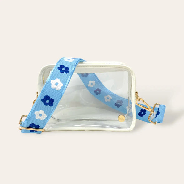 Clear Crossbody Bag Gameday Light Blue