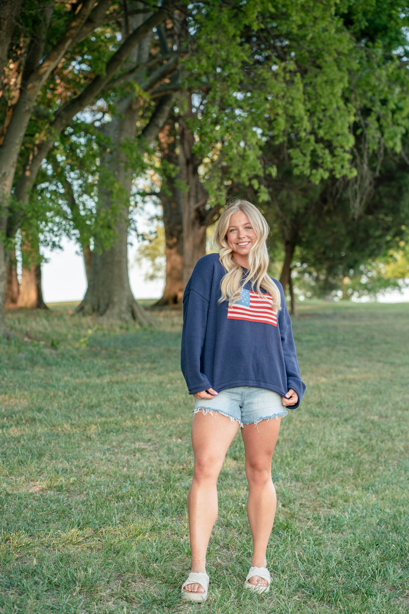 Knitted Flag Sweater