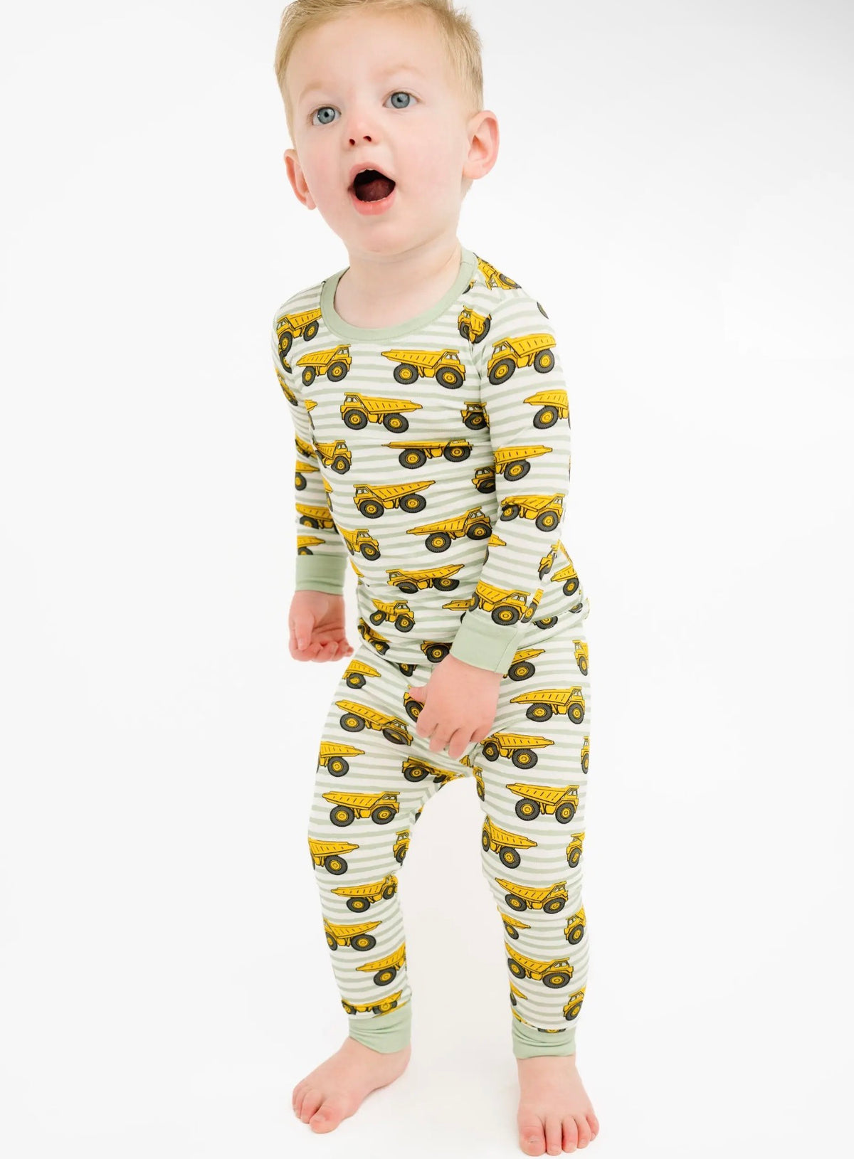 Dump Trucks Bamboo Set