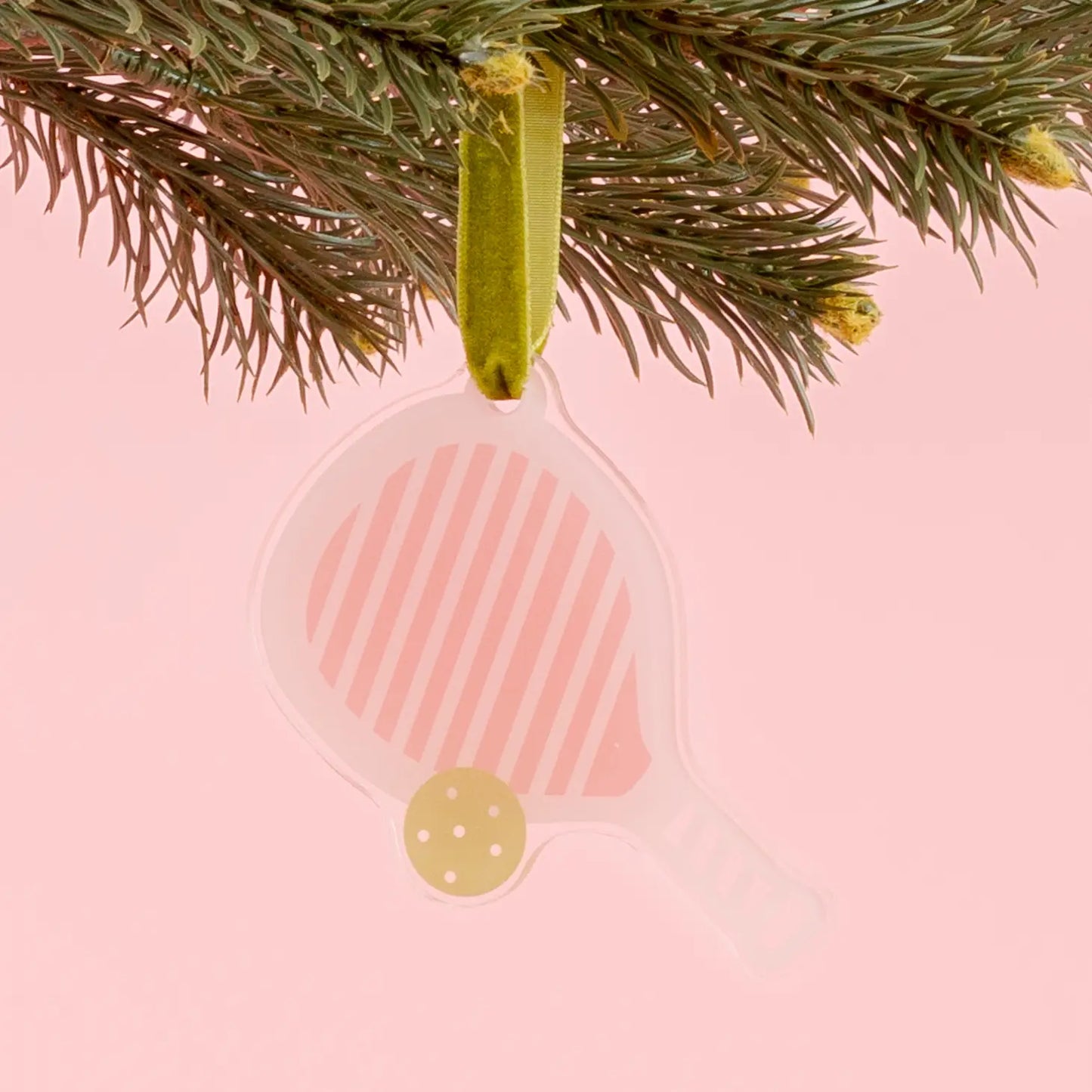Pickleball Holiday Ornament - Pickleball Paddle