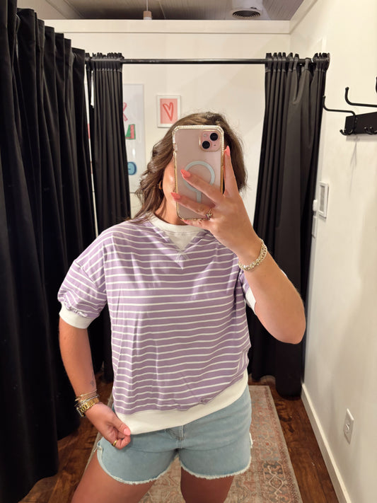 Online- Striped SS Violet