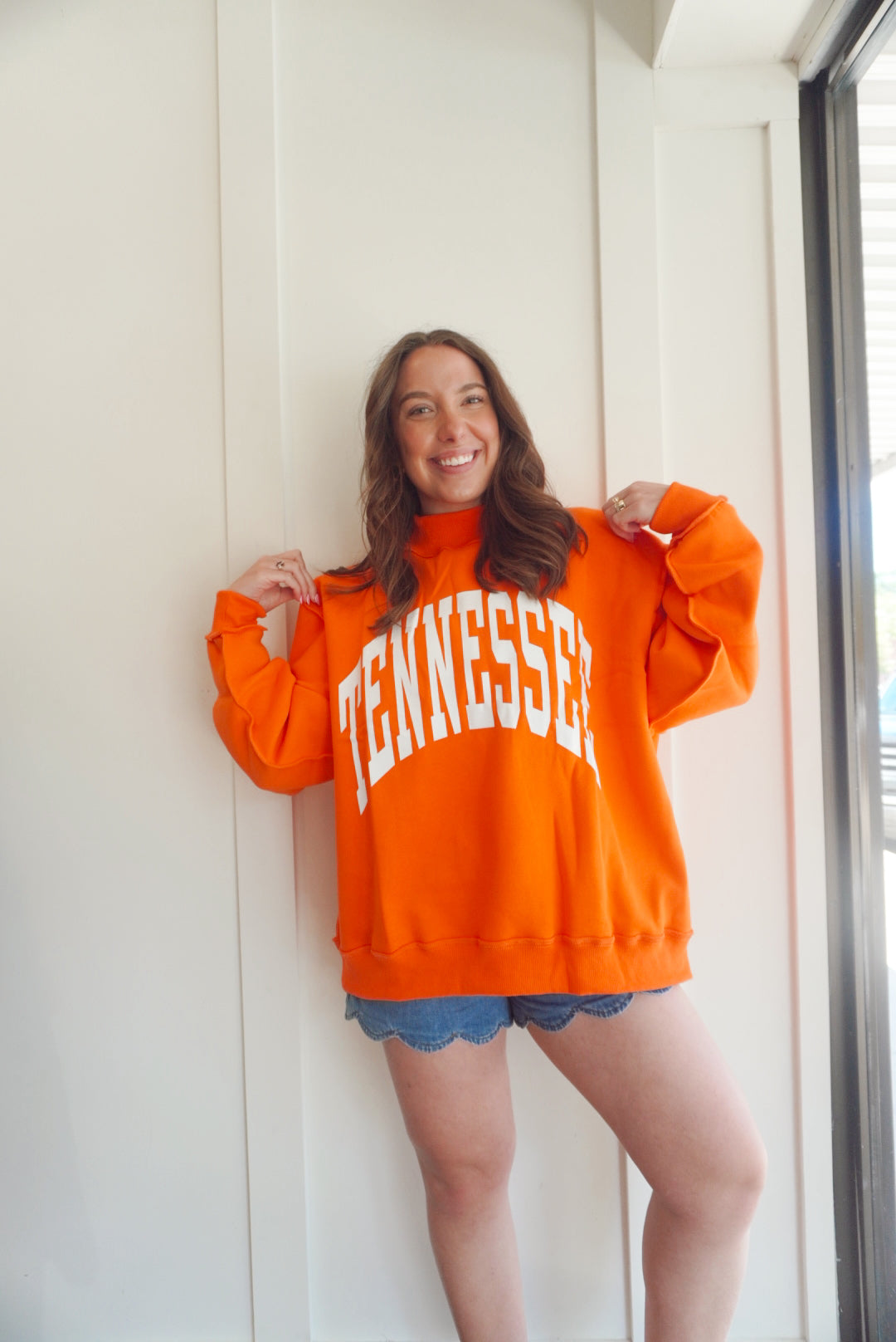 TN Orange Reversible Mockneck