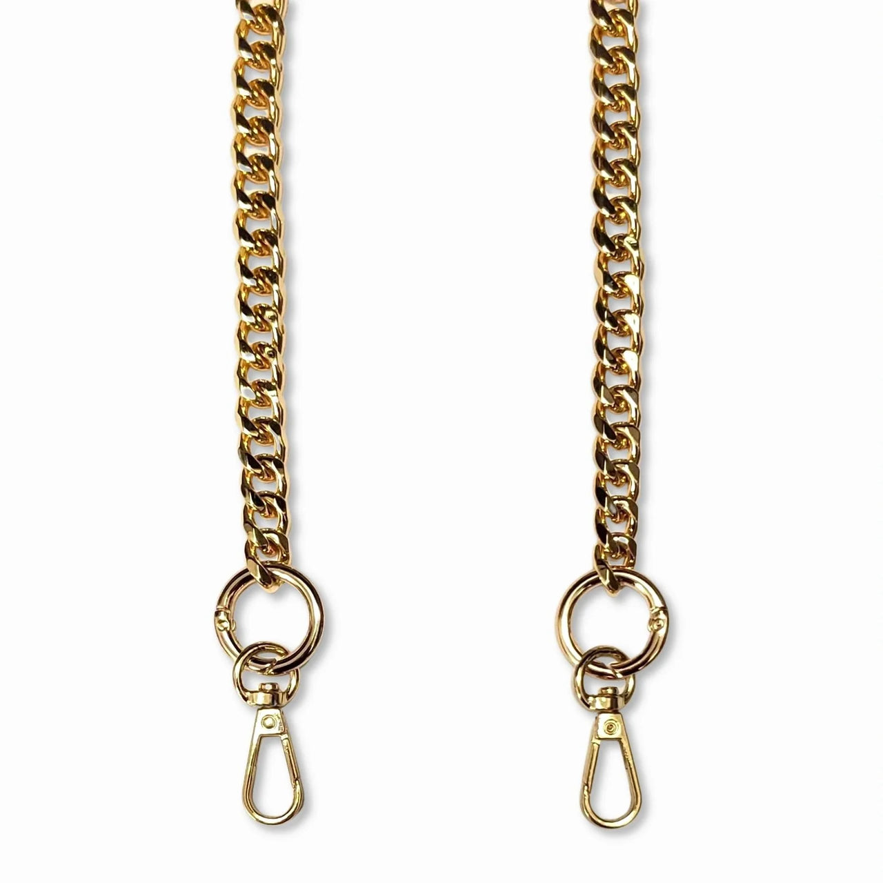 Crossbody Phone Chain with Golden Carabiners The American Case