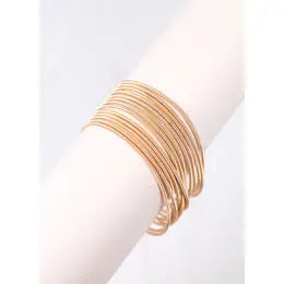 Enid Stretch Bracelet Set Gold