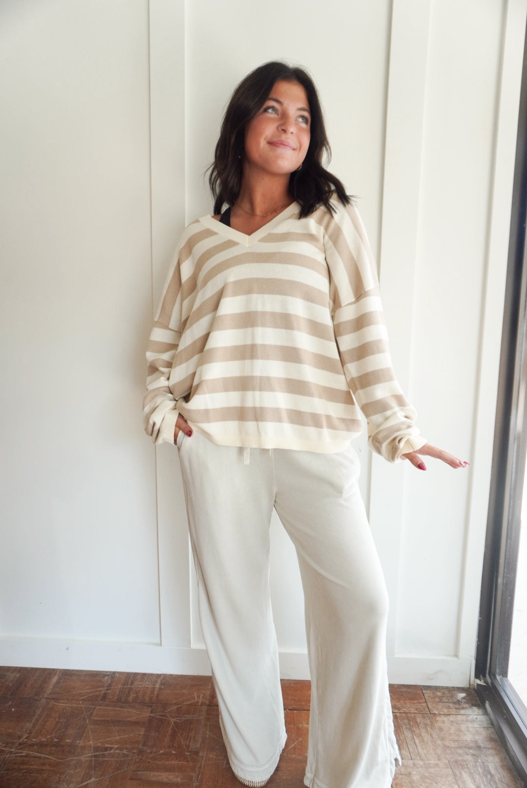 Clara pants off white
