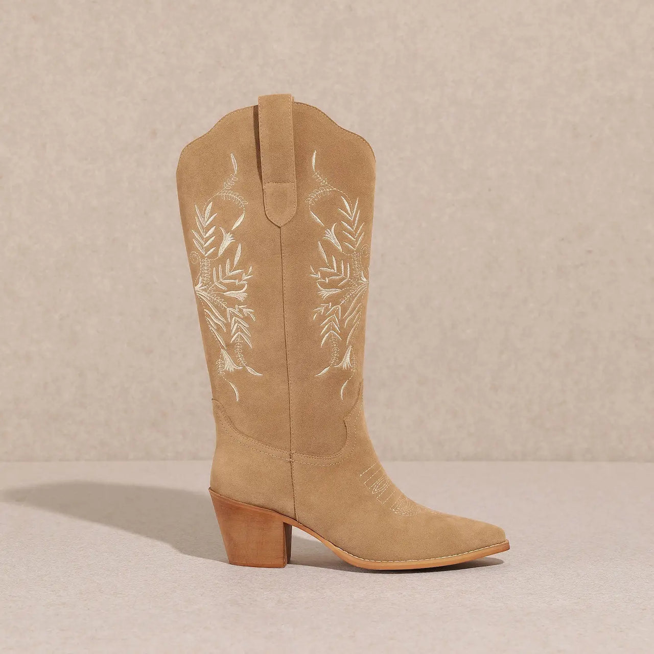 flora taupe boot