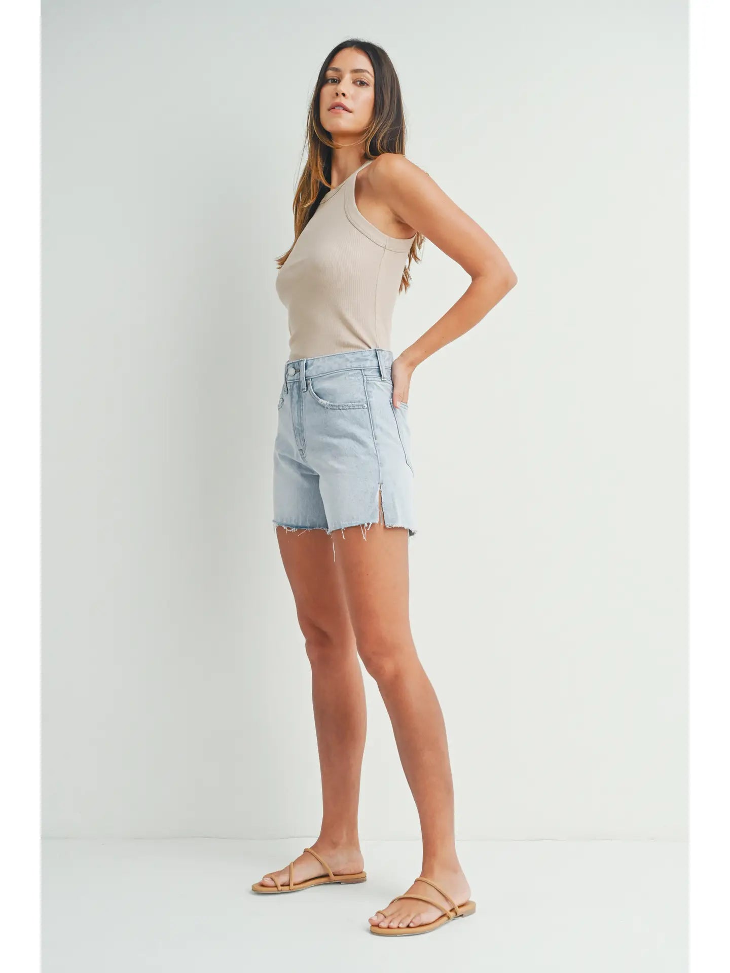 Side Slit Short high rise- light