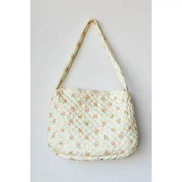 Puffy quilted tote large