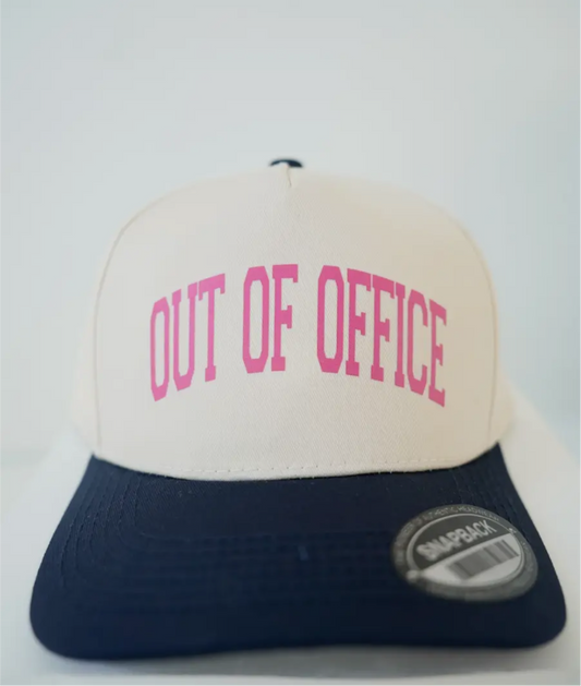 Out of office vintage trucker