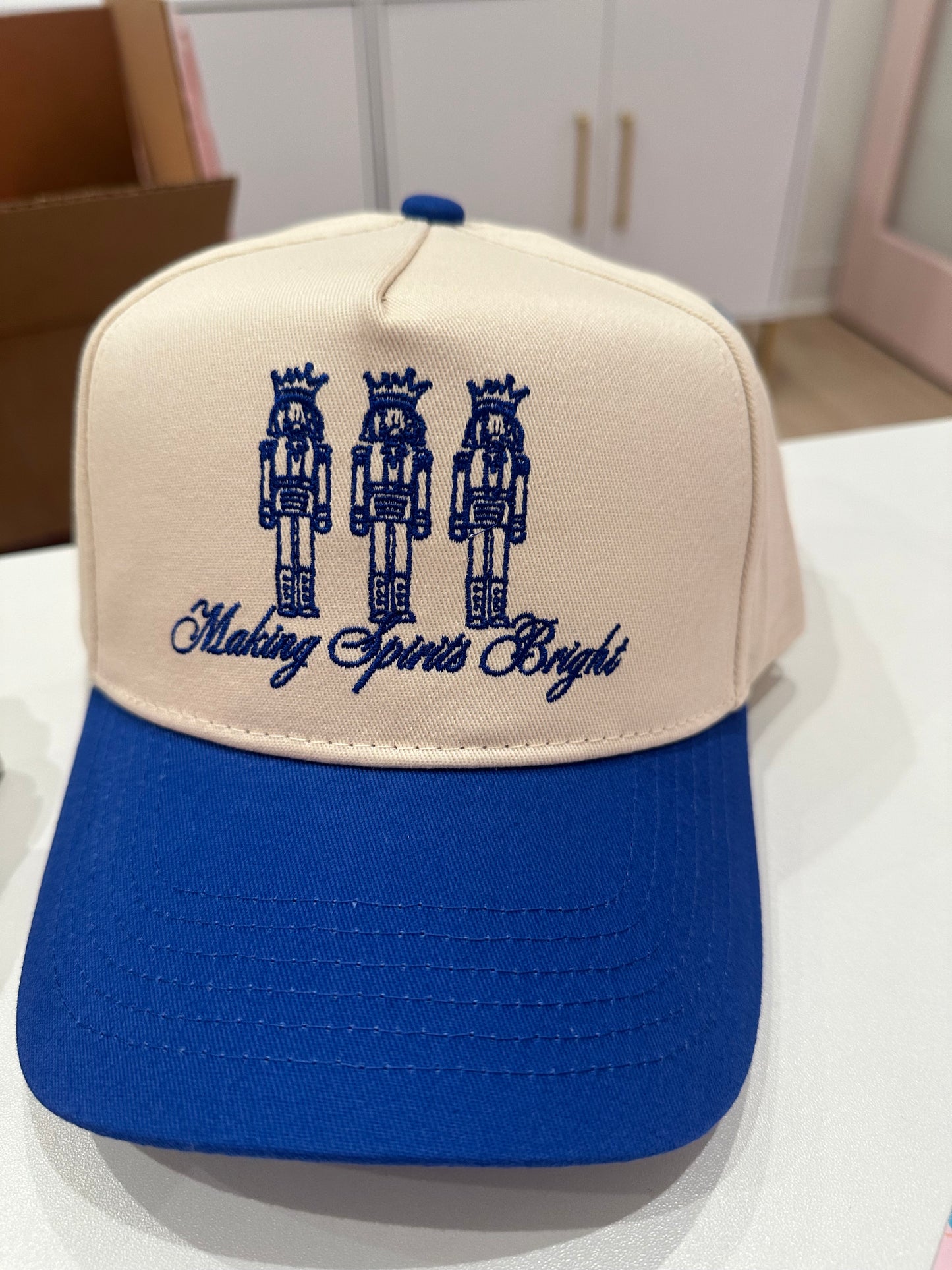 Making spirits bright trucker hat
