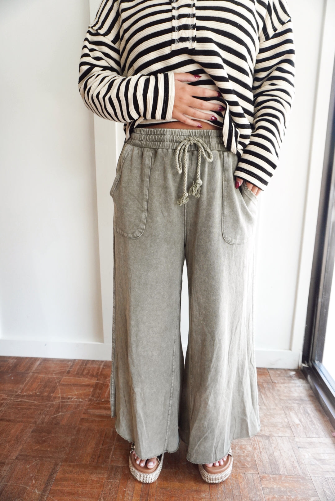 Clara pants olive
