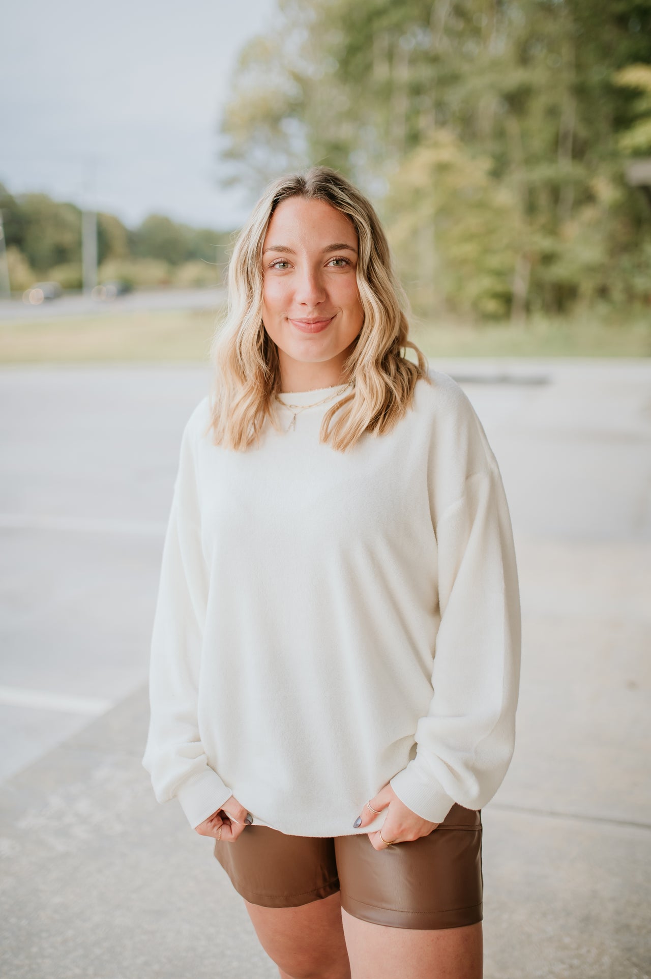 comfy long sleeve oversized top