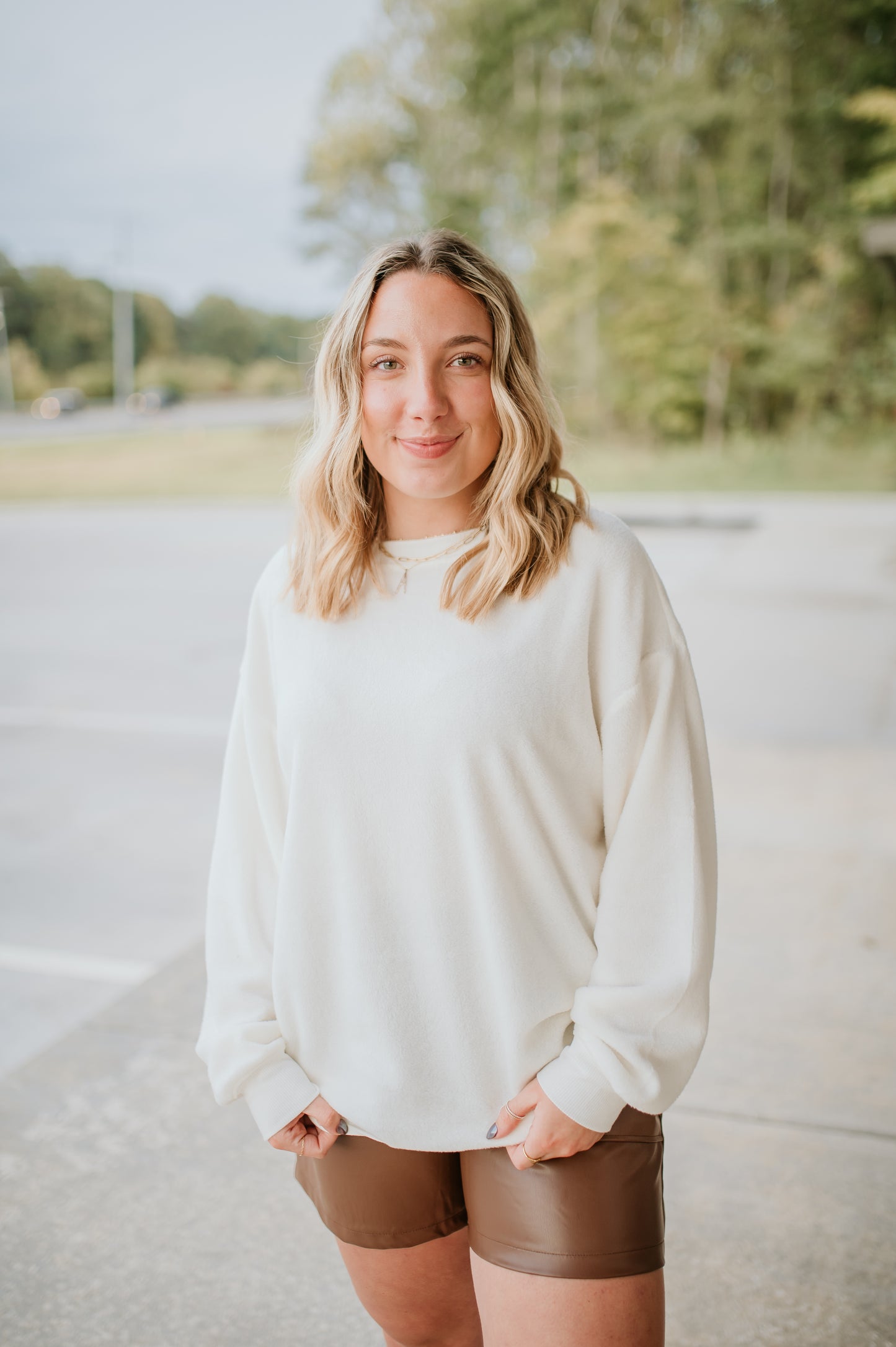 comfy long sleeve oversized top