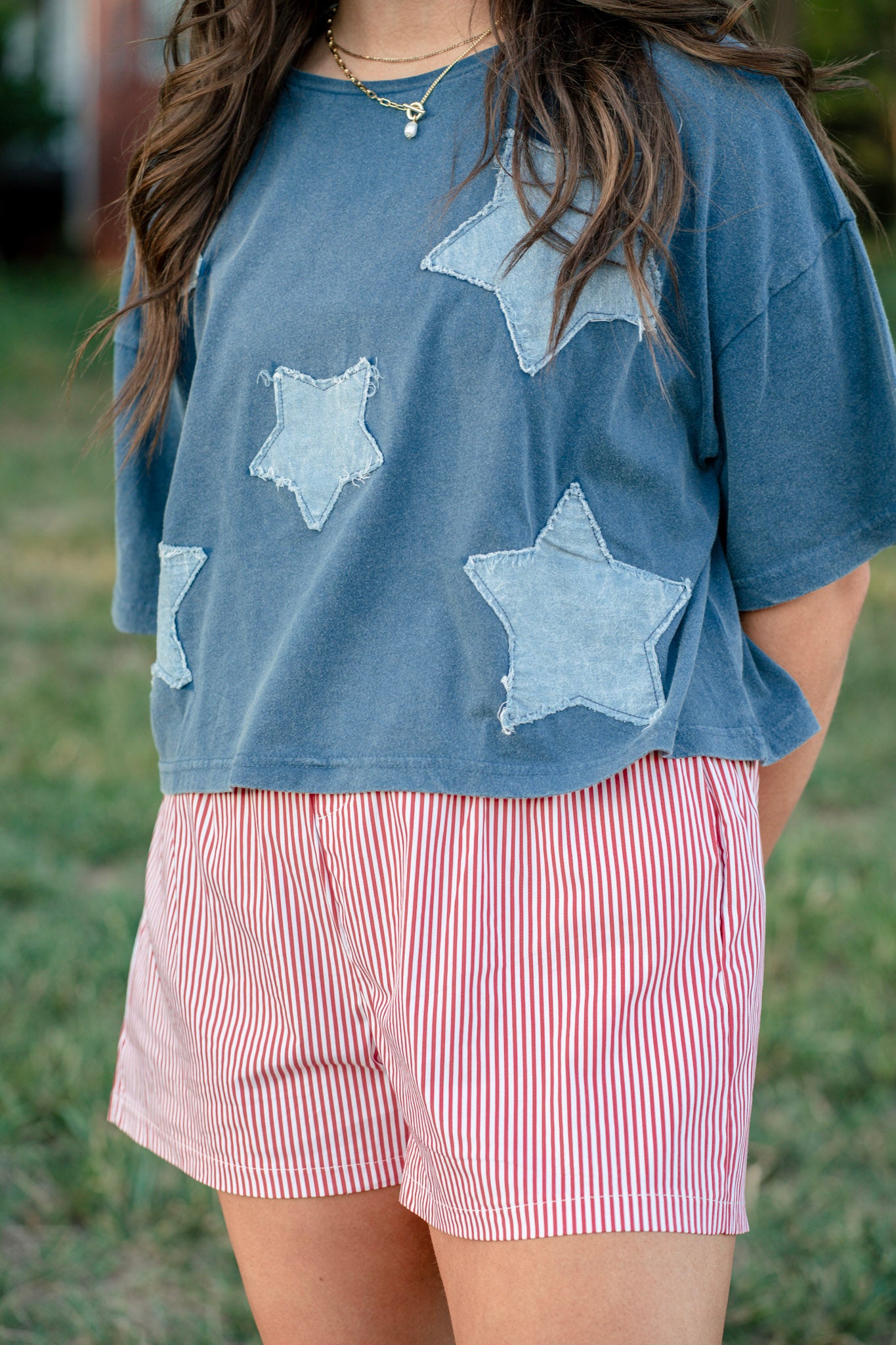 Star Patch Top