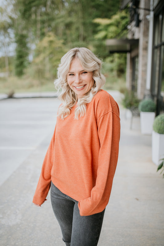 long sleeve oversized top