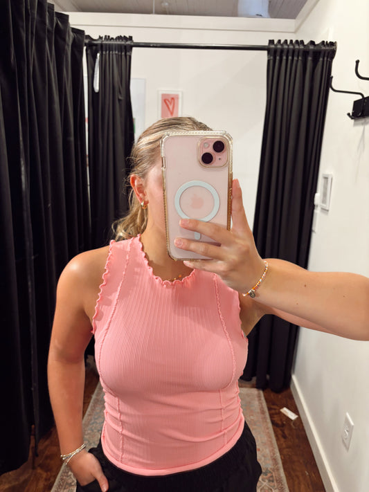Online- Lettuce Trim Tank Pink