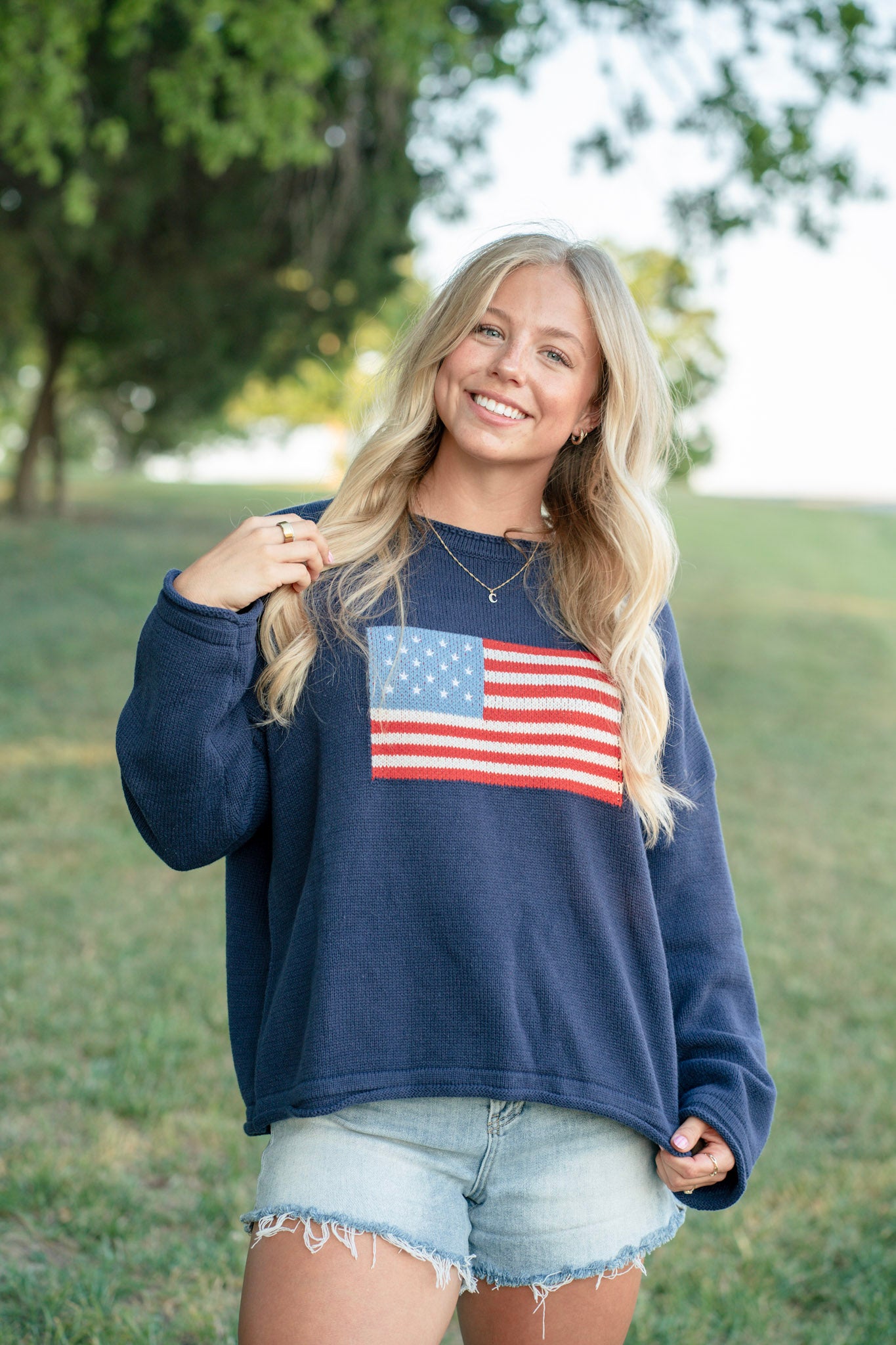 Knitted Flag Sweater