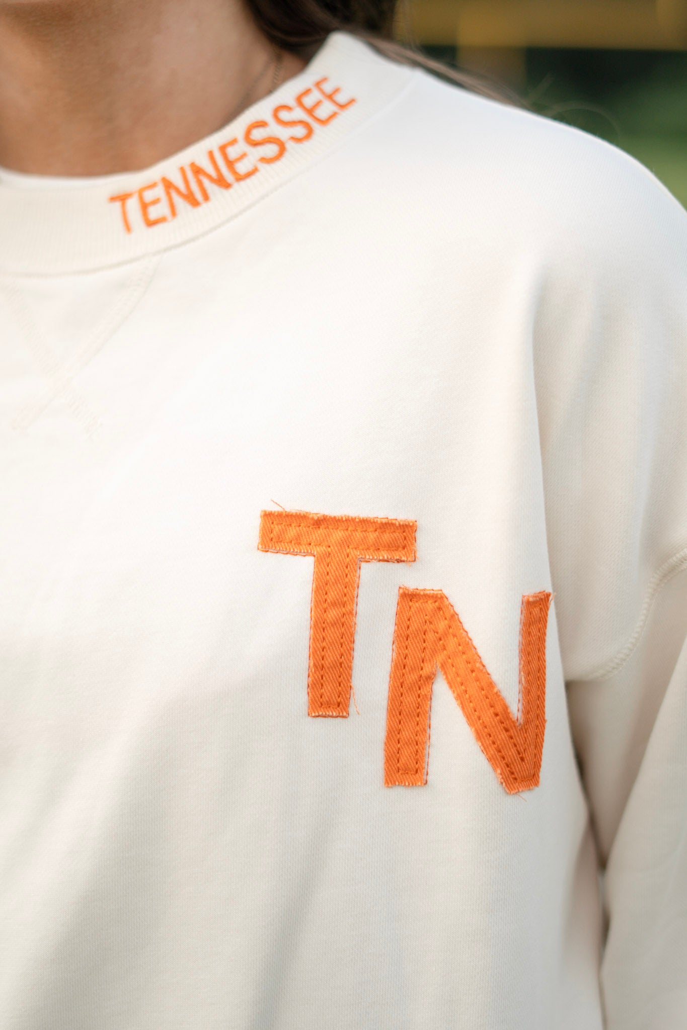 TENN embroidered mock