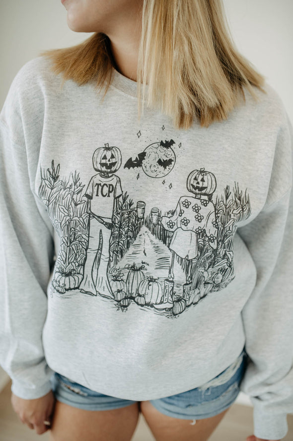 tcp pumpkin head sweatshirt