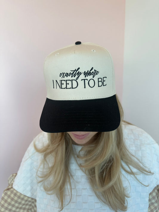 Exactly where I need to be trucker CUSTOM