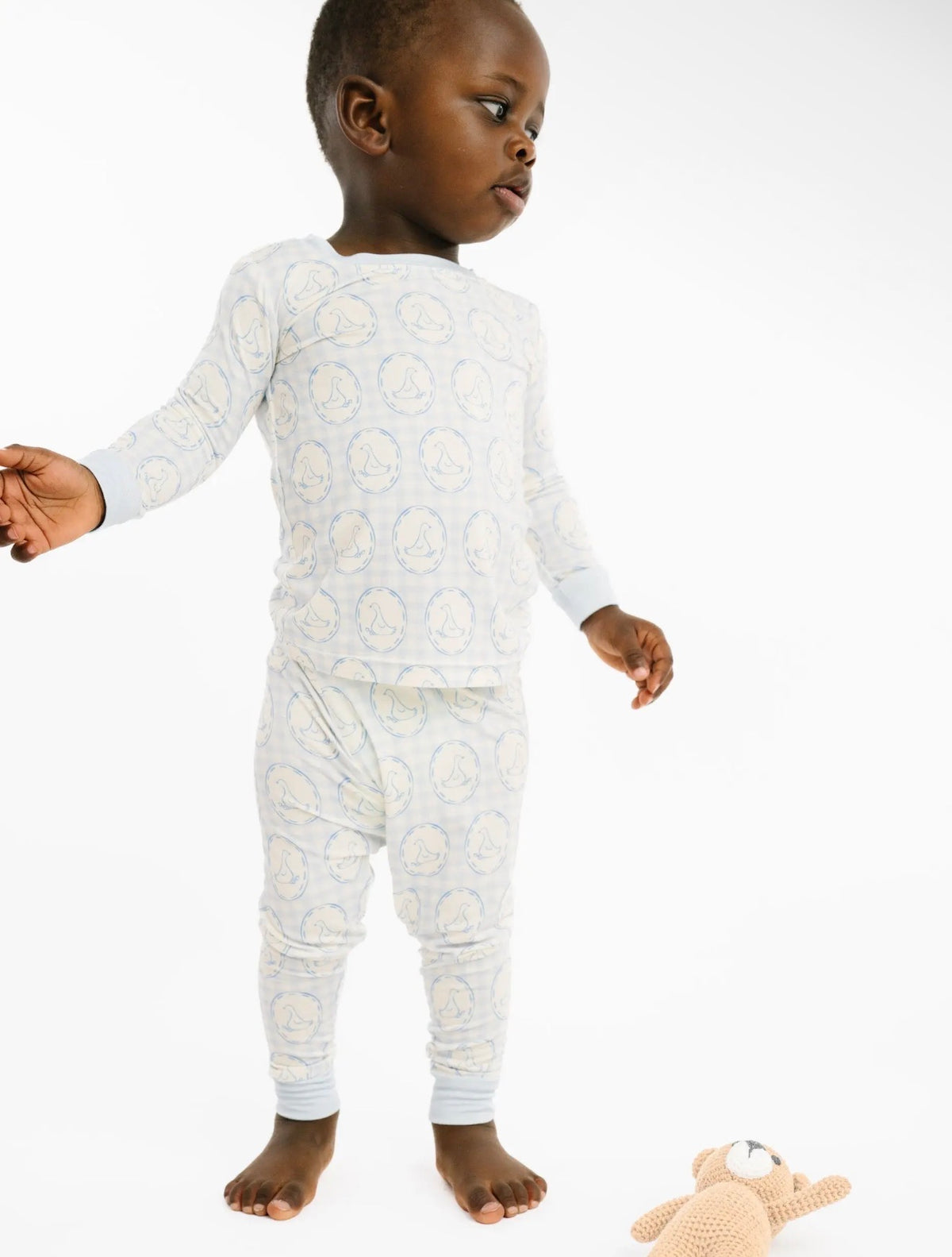 Cottage Goose Bamboo Set