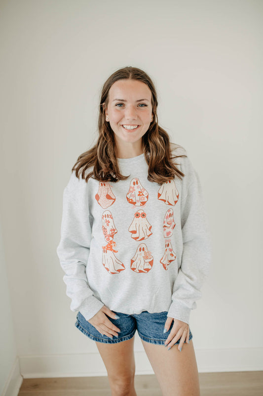 Groovy girl ghost sweatshirt
