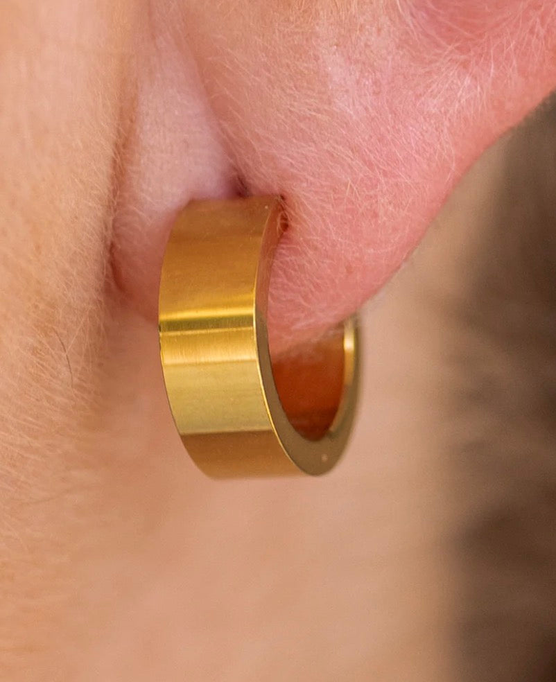 Sable hoops gold Alco