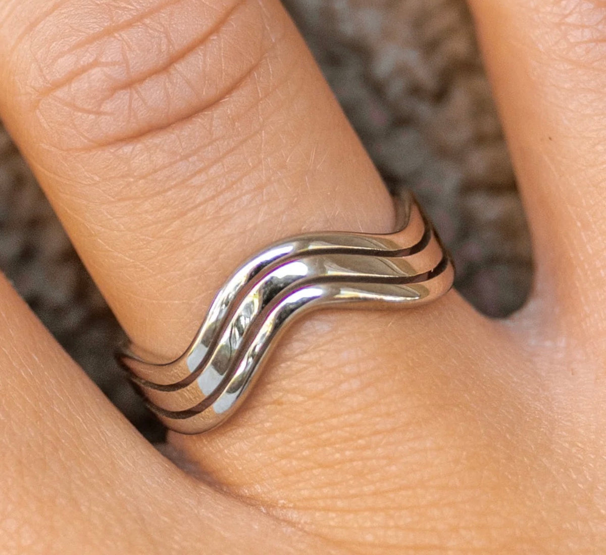 Tides ring Alco silver