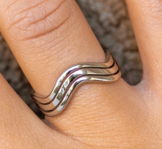 Tides ring Alco silver