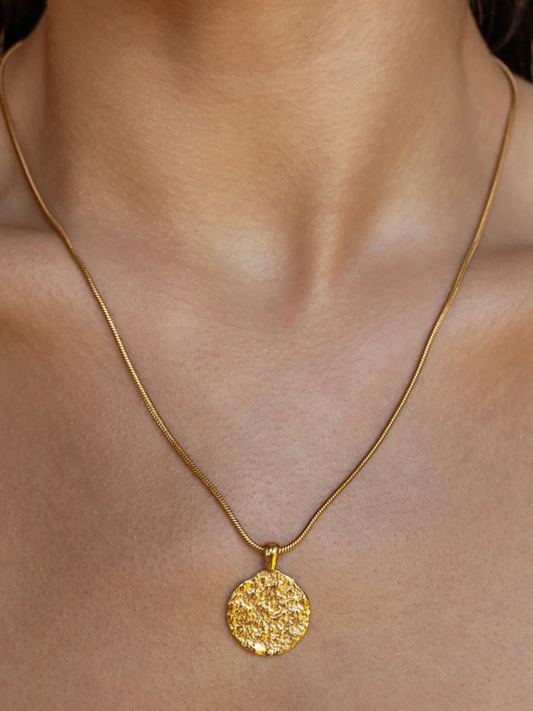 Juniper necklace gold alco