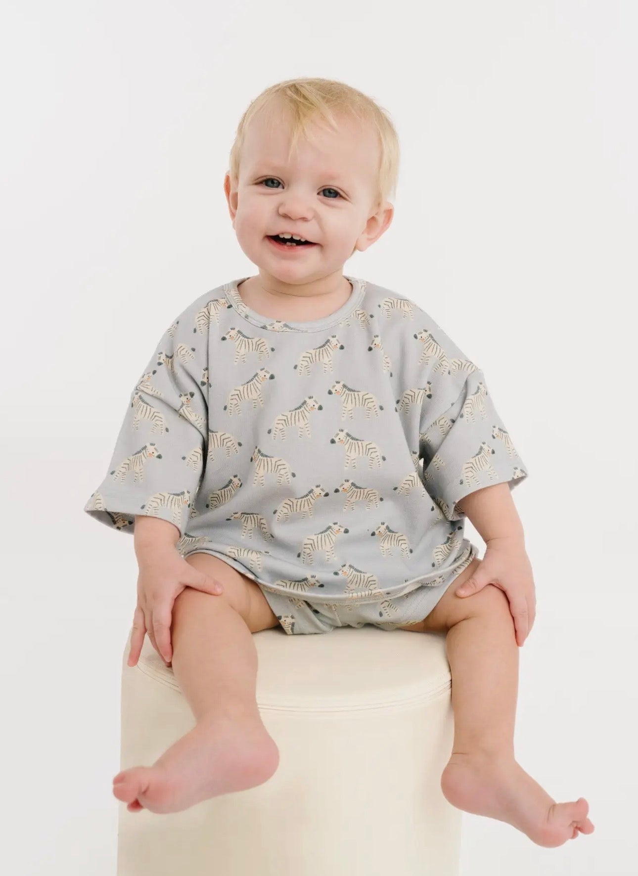 Zebra friends slouchy set