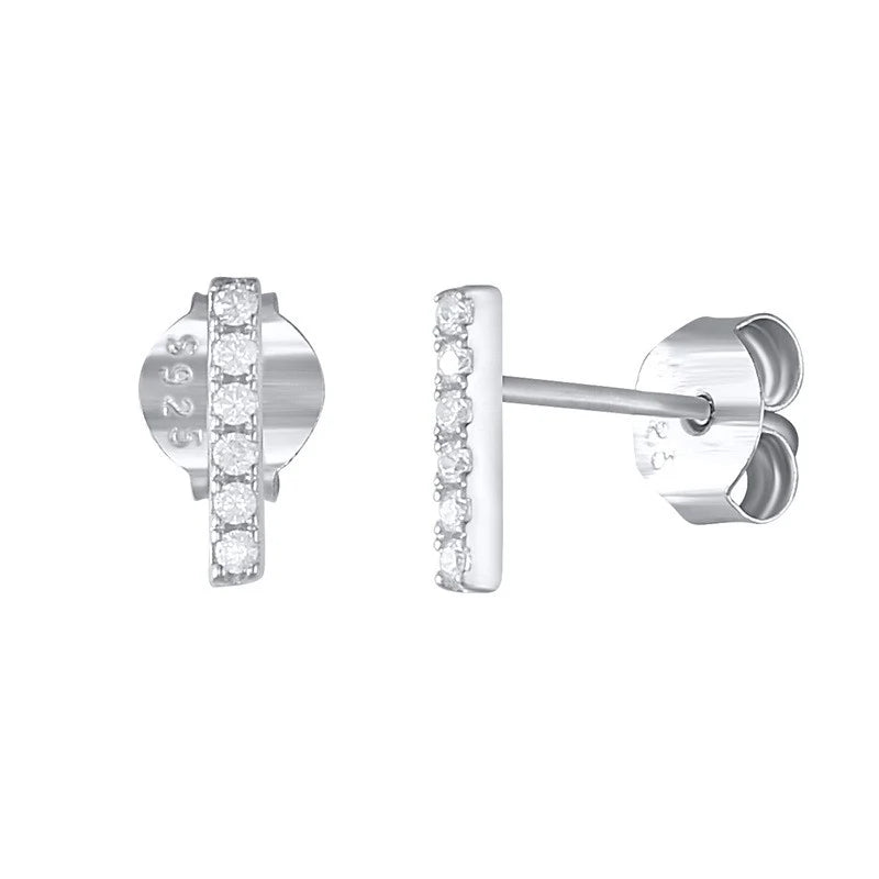 boca bar stud silver