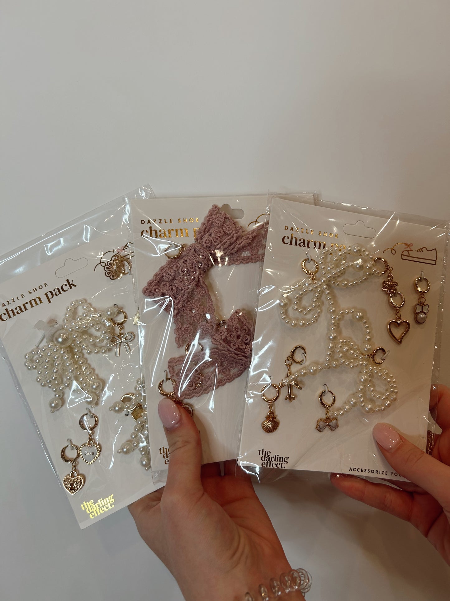 Darling effect shoe charm set