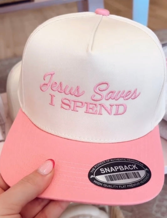 Jesus saves I spend trucker