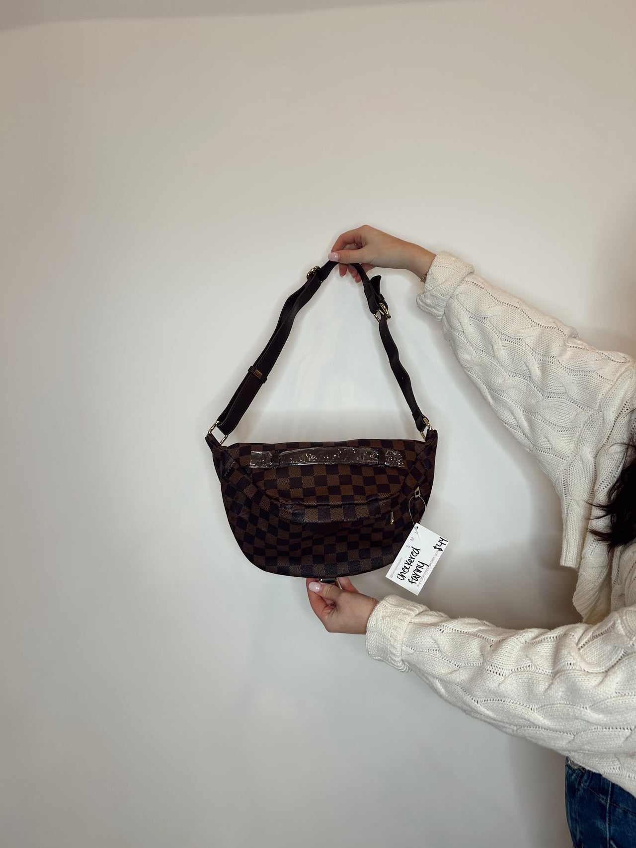 Checkered Fanny pack