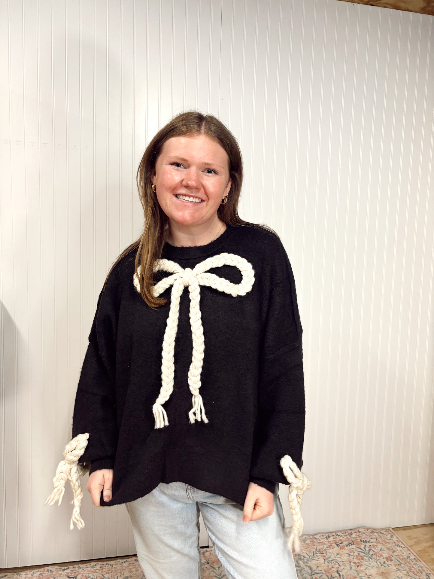 tillie bow sweater
