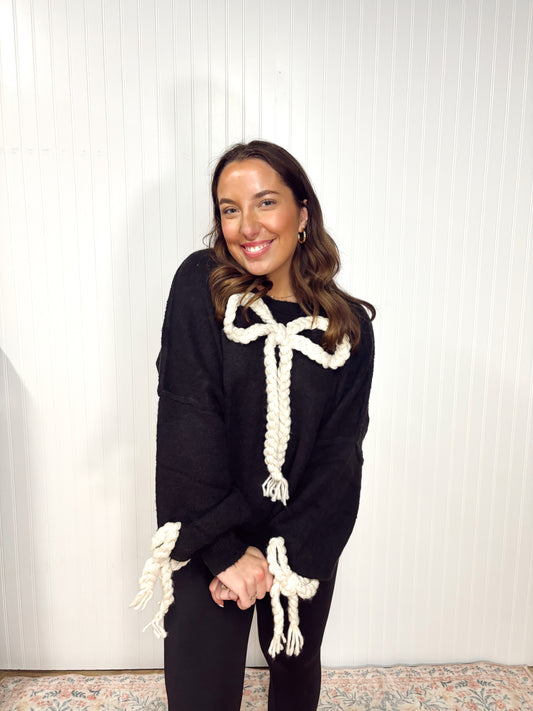tillie bow sweater