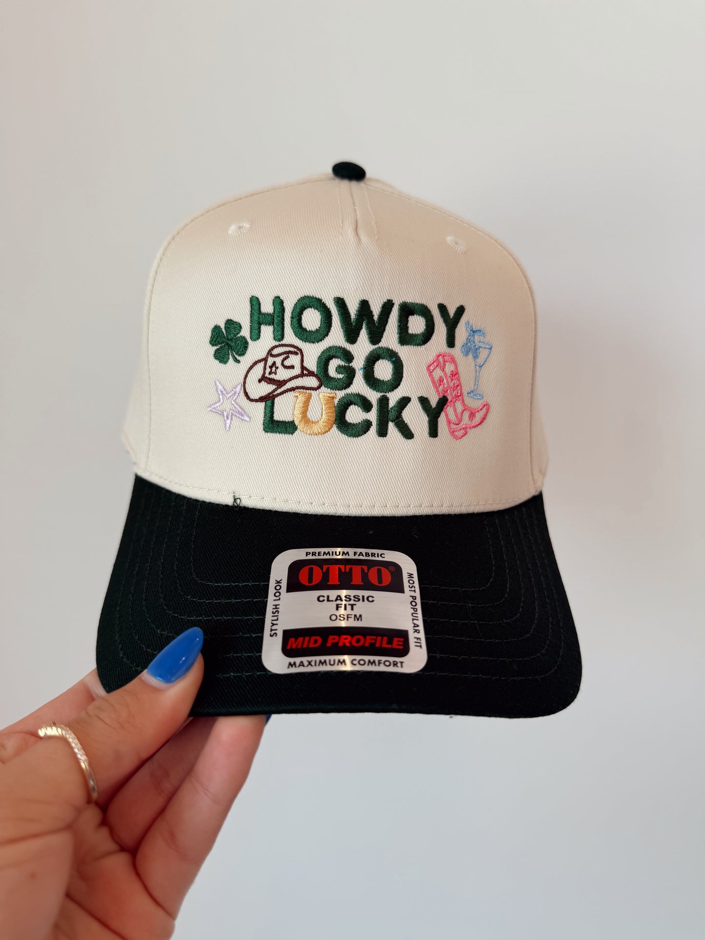 Howdy Go Lucky Embroidered Hat