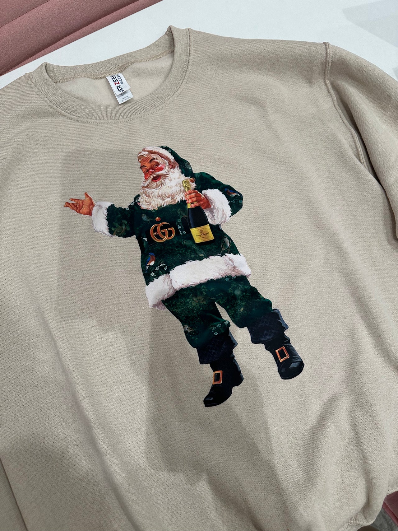 boujee santa sweatshirt