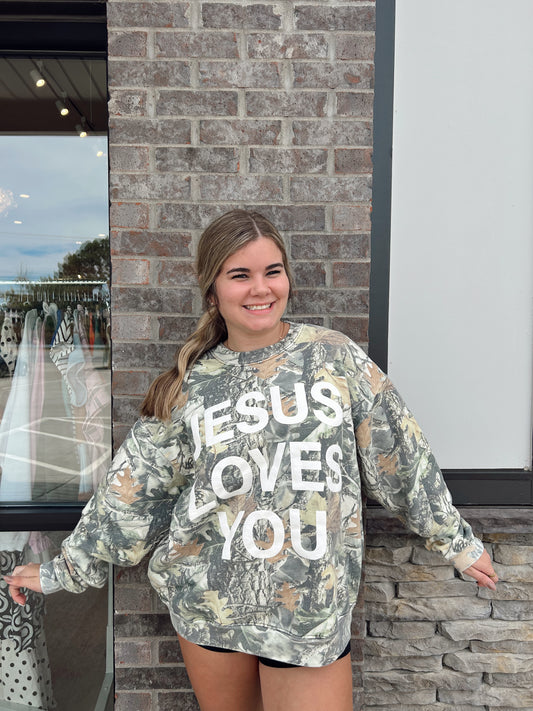 Jesus loves you SWEATSHIRT
