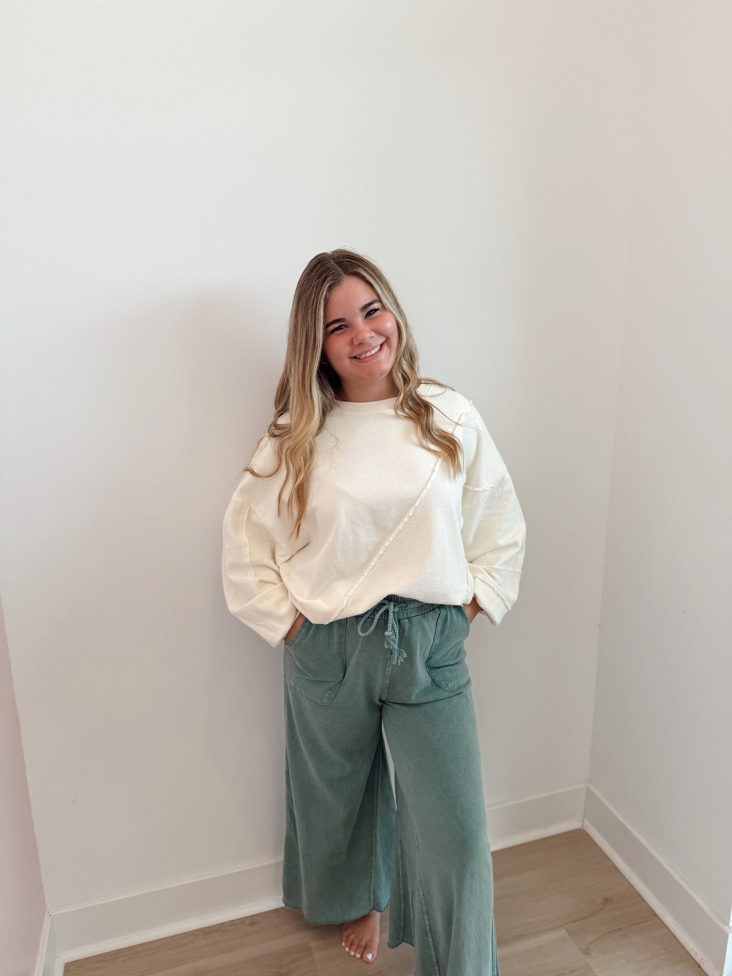 Clara pants teal