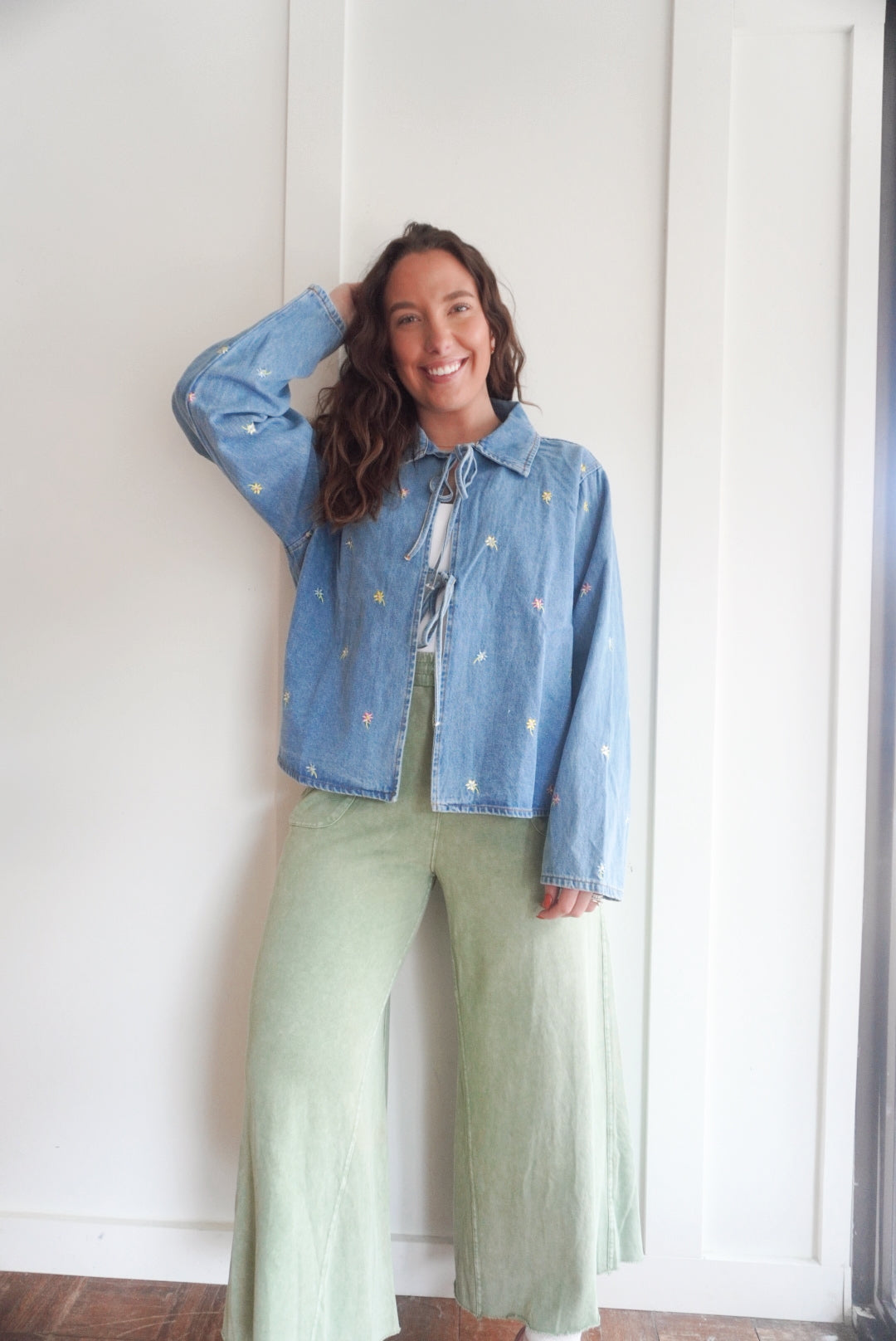 Clara pants green