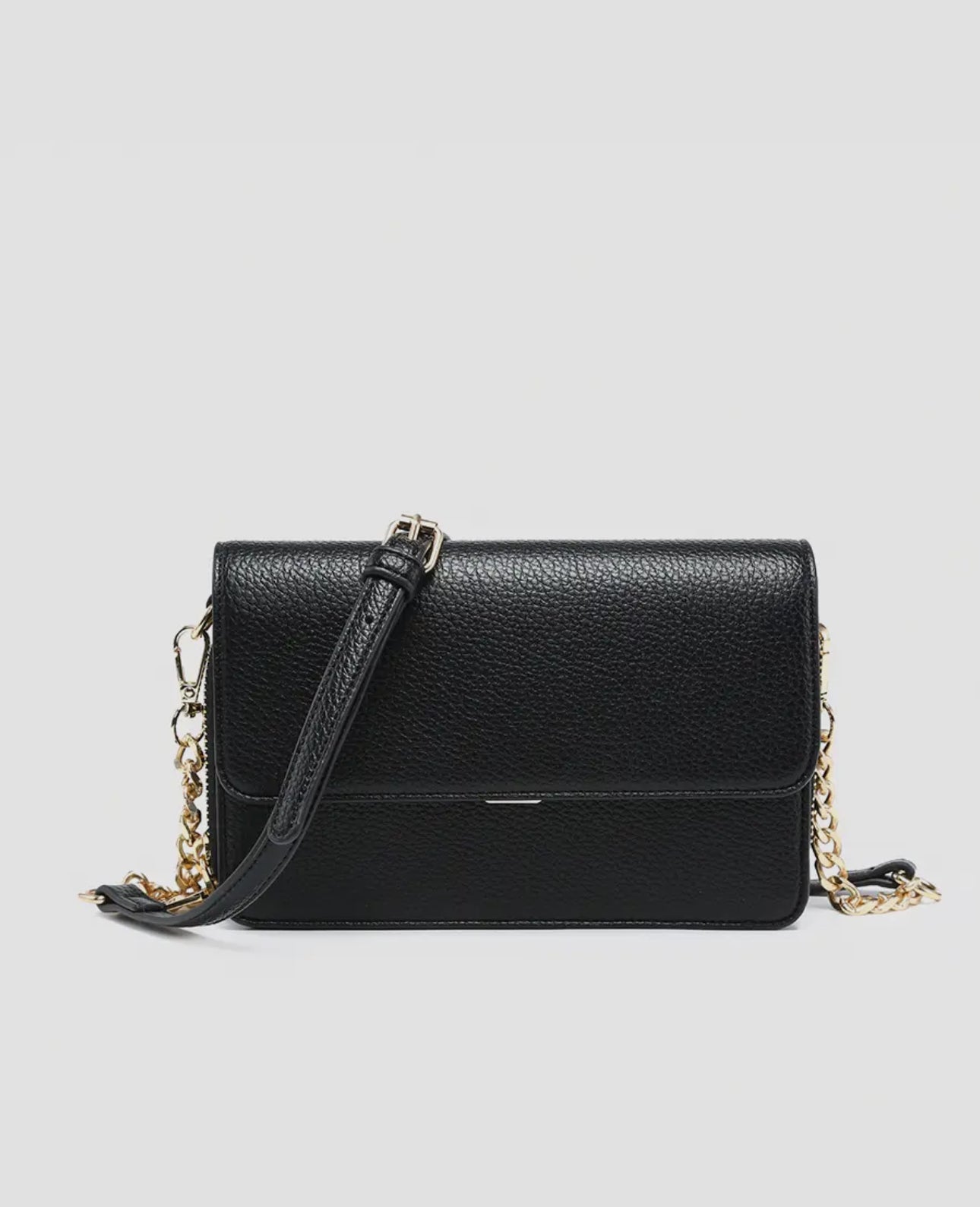 Lauryn flap over crossbody black