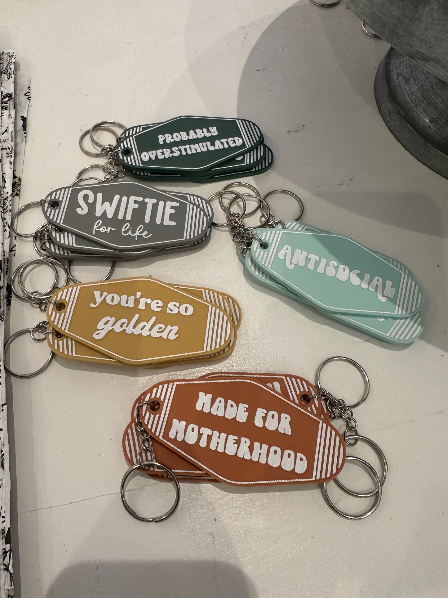 Motel keychain & Stanley