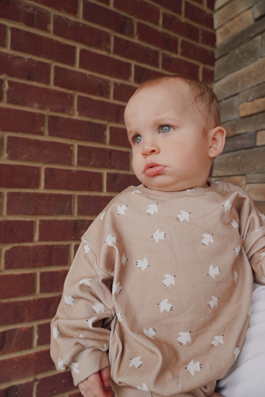 Boho bird sweatsuit