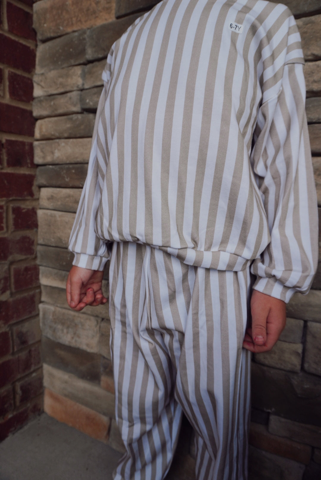 Olive Stripe Sweatsuit