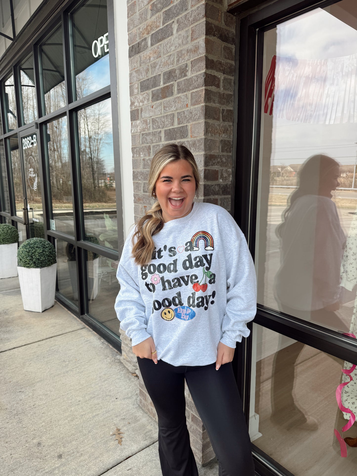 good day sweatshirt